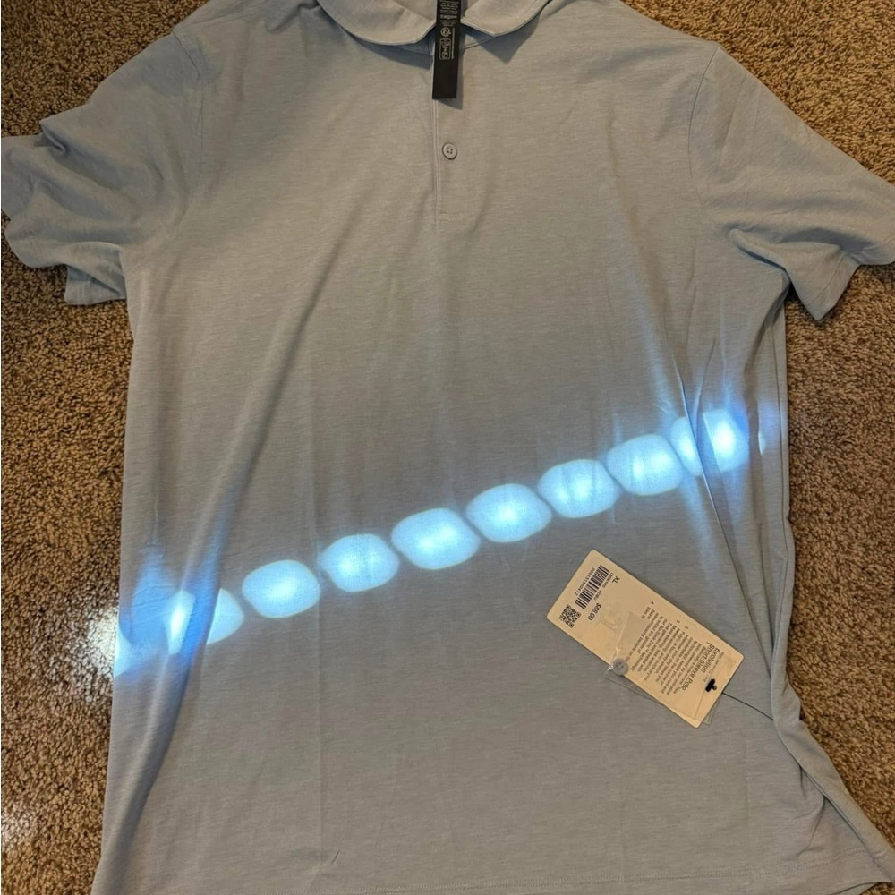 Lululemon Light Blue Polo Shirt Cream bundle